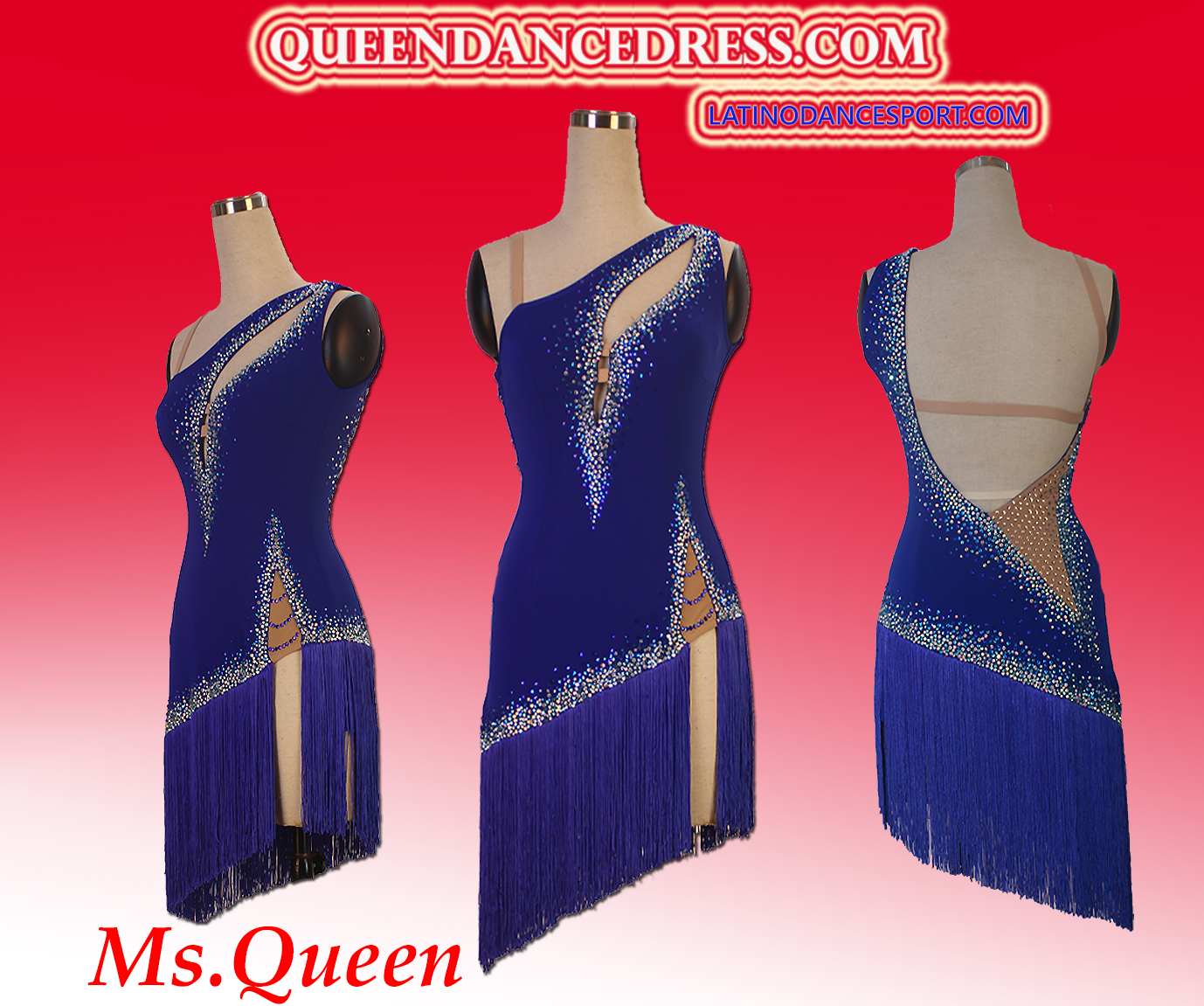 Latin Ballroom Classic Queen Dance Tailored Dress L239 Latin Ballroom Classic Queen Dance Tailored Dress L239