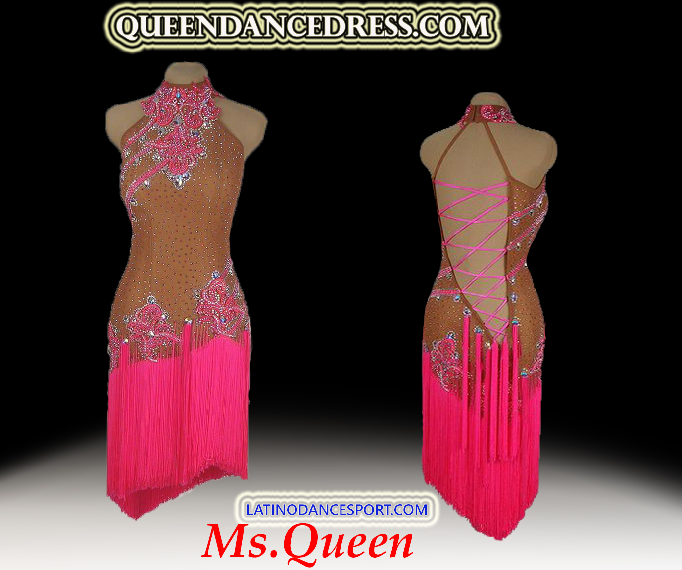 Latin Ballroom Classic Queen Dance Tailored Dress L257 Latin Ballroom Classic Queen Dance Tailored Dress L257