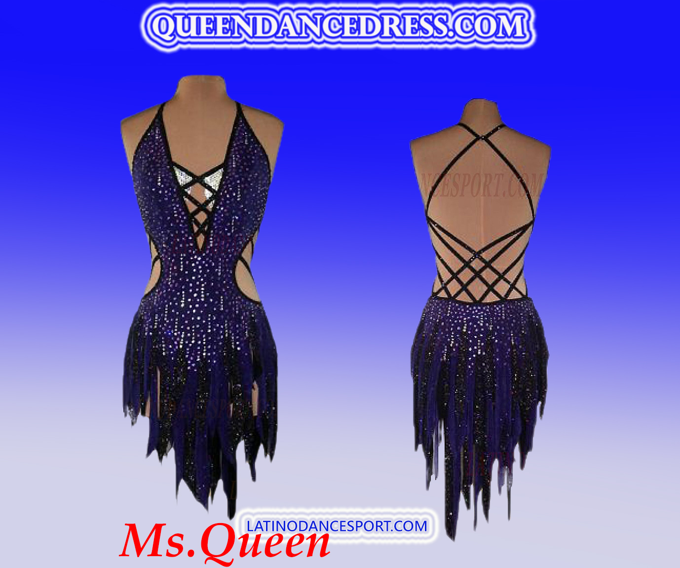 Latin Ballroom Classic Queen Dance Tailored Dress L48 Latin Ballroom Classic Queen Dance Tailored Dress L48