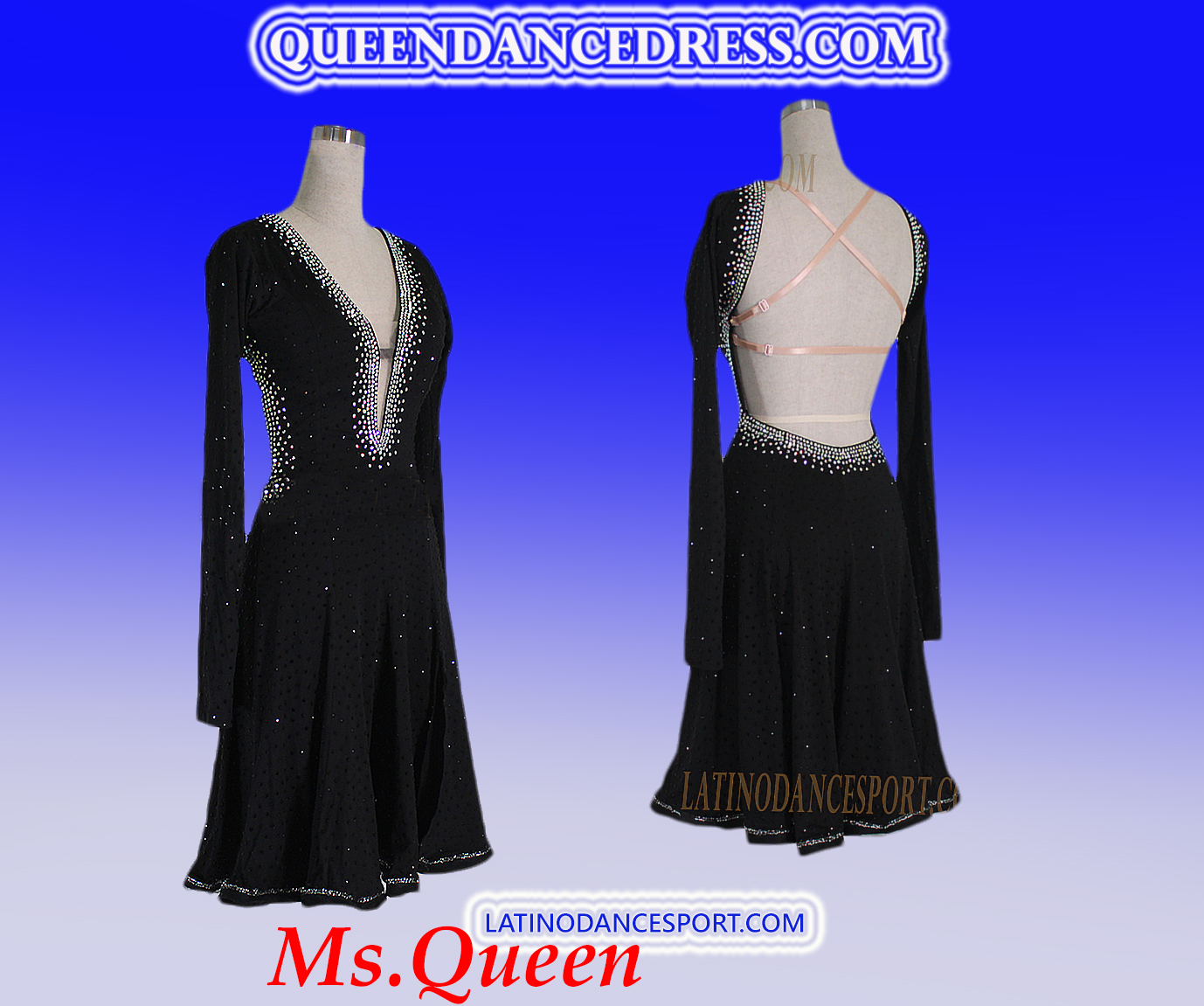 Latin Ballroom Classic Queen Dance Tailored Dress 95 Latin Ballroom Classic Queen Dance Tailored Dress 95