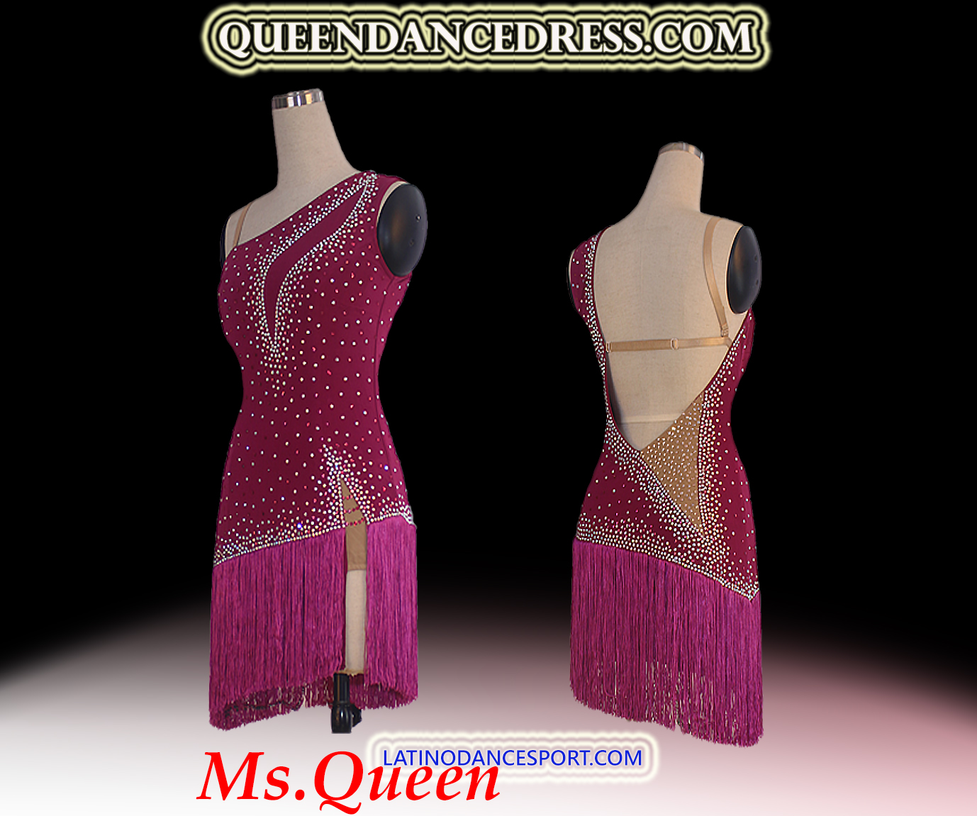 Latin Ballroom Classic Queen Dance Tailored Dress L260 Latin Ballroom Classic Queen Dance Tailored Dress L260